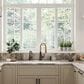 Kohler Tone Pull-Down Kitchen Sink Faucet in Matte Black and Brushed Moderne Brass, , large