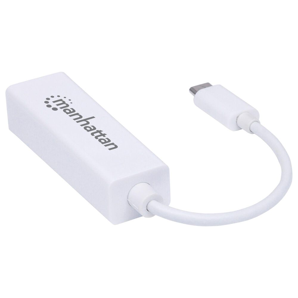 Manhattan Type-C to Gigabit Network Adapter in White, , large