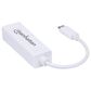 Manhattan Type-C to Gigabit Network Adapter in White, , large