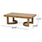 Hearth and Haven 2-Piece Outdoor Conversation Set with Beige Cushion in Teak, , large