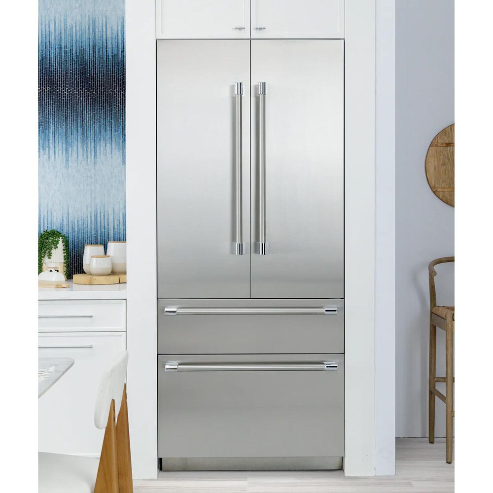 Thermador 18.9 Cu. Ft. 36&#39;&#39; Built-in French Door Bottom Freezer Refrigerator with Professional Handle in Stainless Steel, , large