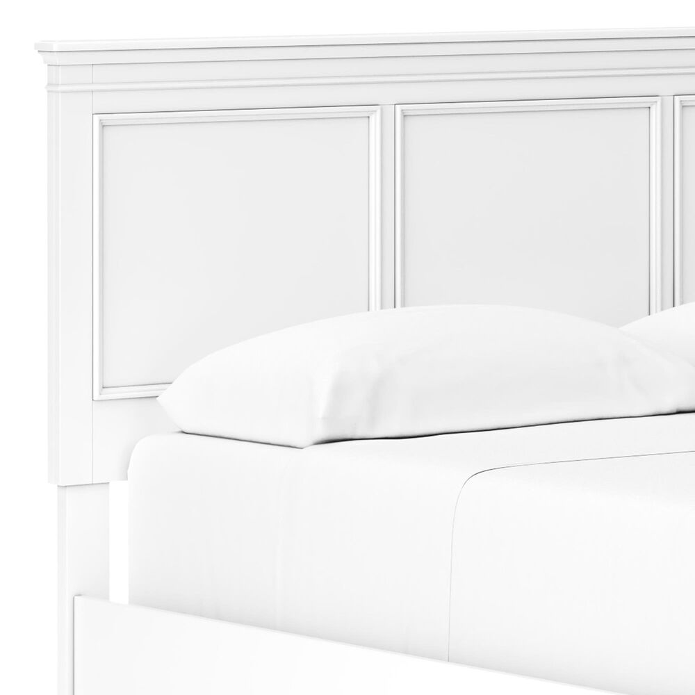 Ashley Fortman California King Panel Bed in White, , large