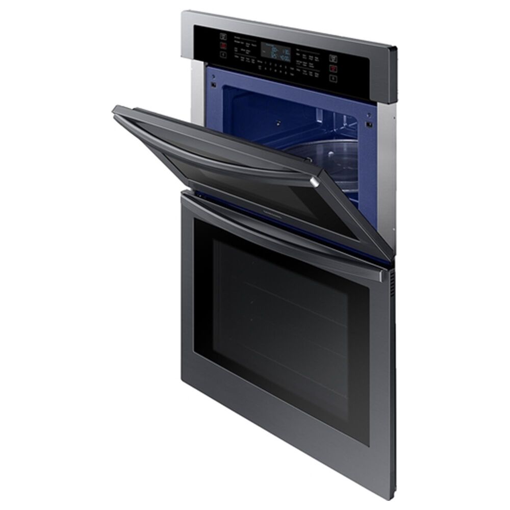 Samsung 30" Microwave Combination Wall Oven in Black Stainless Steel
