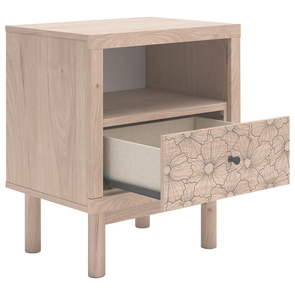 Ashley Arloster 1-Drawer Nightstand in Tan, , large