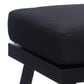Linon Home Decor Holland Patio Ottoman in Black, , large