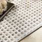 Surya Ariel White, Medium Gray and Taupe 12" x 15" Area Rug, , large