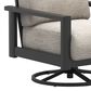 Homecrest Elements Outdoor High Back Swivel Rocker Chat Chair in Mainstreet Putty, , large