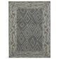 Amer Rugs Berlin 2" x 3" Dark Gray Area Rug, , large
