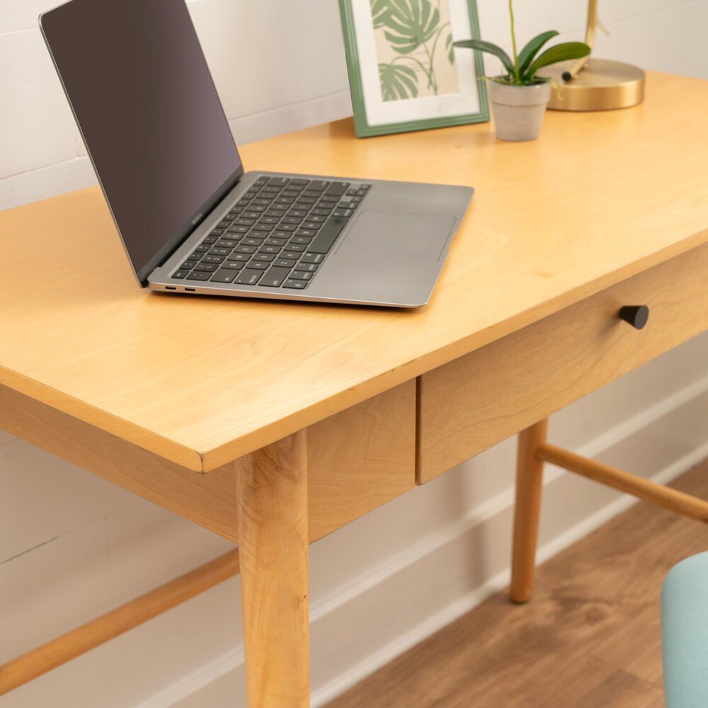 Linon Home Decor Charlotte Writing Desk Natural, , large