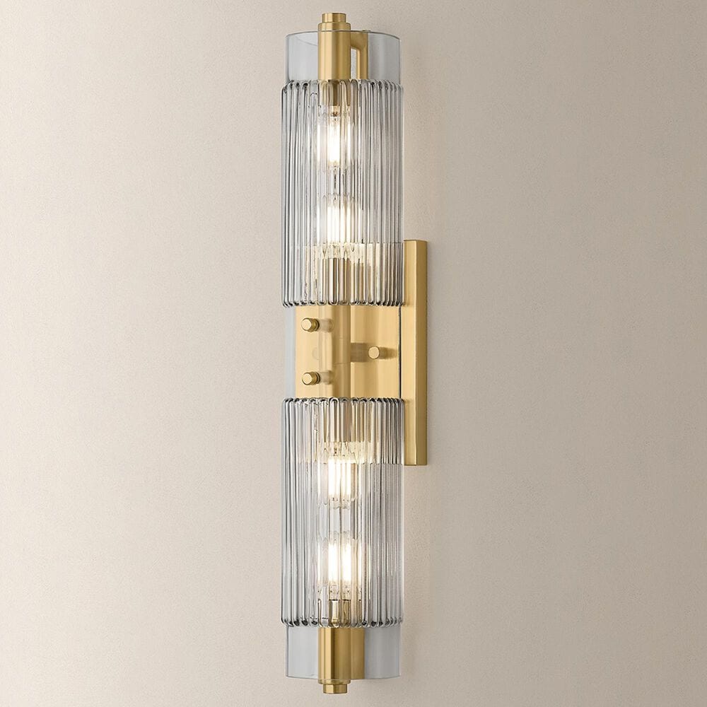 Corbett Lighting Duoro 4-Light Bath Vanity in Vintage Brass, , large
