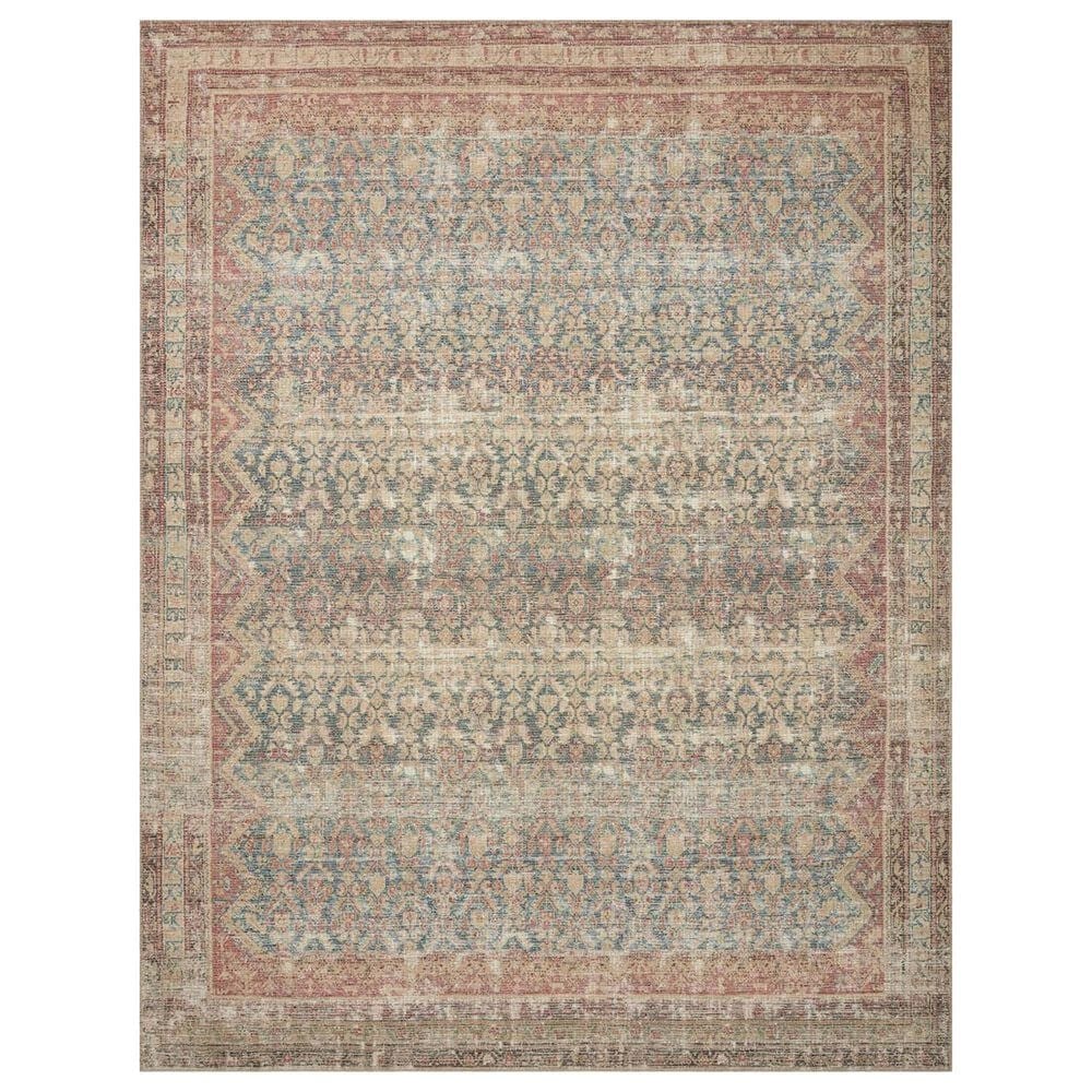 Angela Rose Aubrey 5" x 7" Ocean and Spice Area Rug, , large