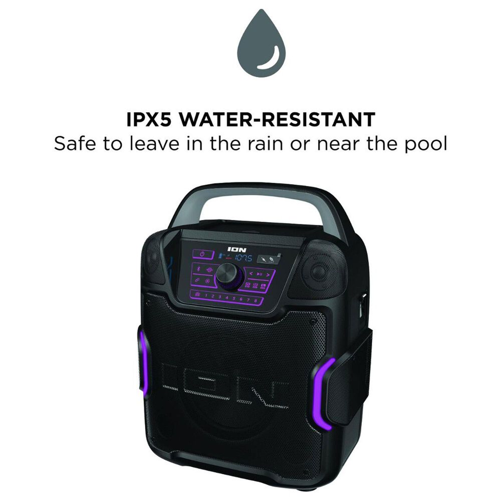 Ion Sport 320 High-Power All-Weather Bluetooth Speaker in Black, , large