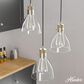 Hunter Van Nuys 3-Light Round Cluster in Alturas Gold, , large