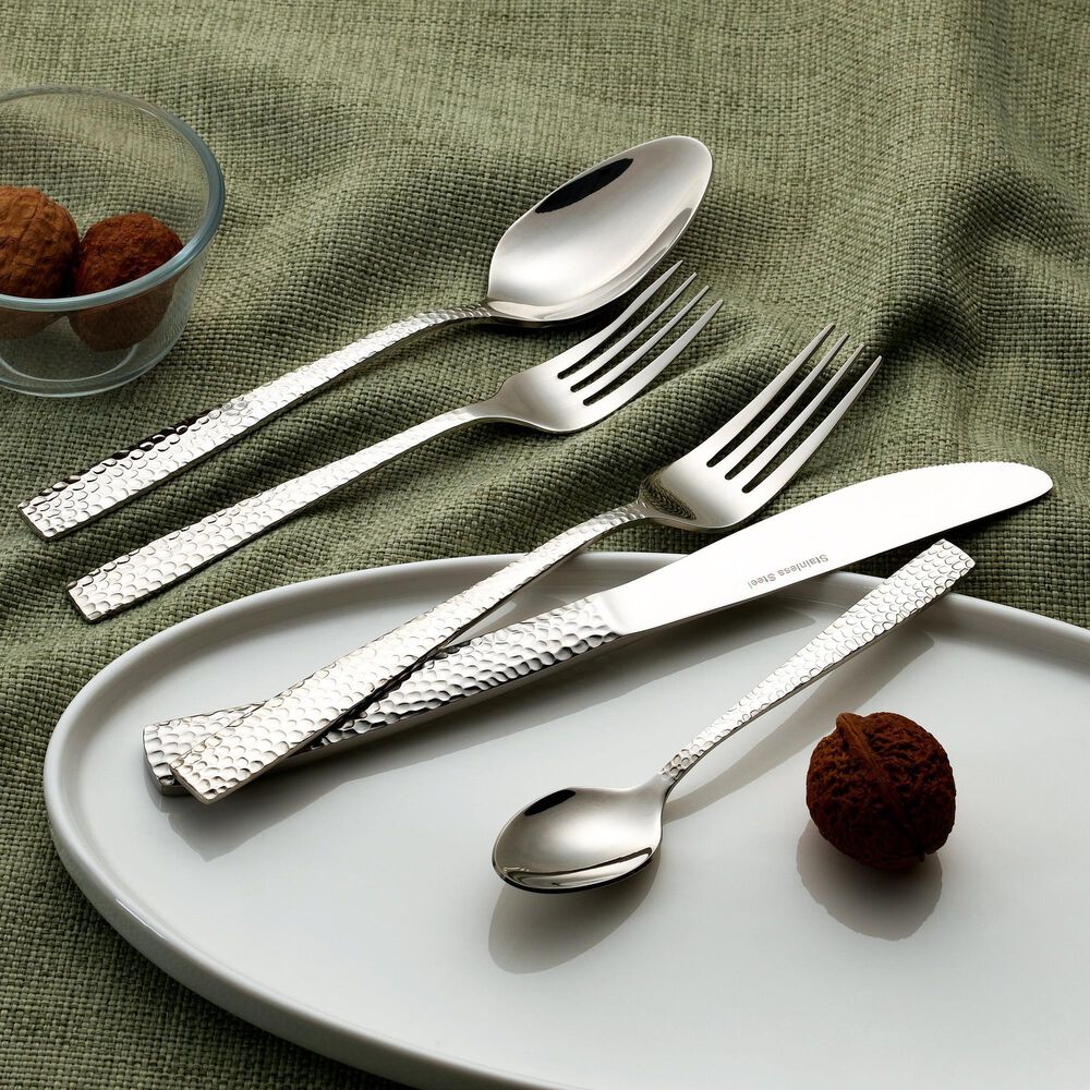 Gifts Plus 20-Piece Erchie Flatware Set in Stainless Steel, , large