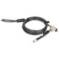 Manhattan Keyed Laptop Lock for Nano Security Slot in Translucent Black and Silver, , large