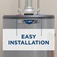GE Appliances RealMAX Platinum 50-Gallon Tall Liquid Propane Atmospheric Water Heater in Gray, , large