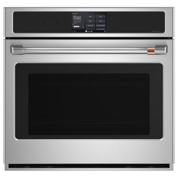 Cafe 30" Smart Built-in Convection Single Wall Oven in Stainless Steel, , large