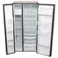 GE Appliances 23 Cu. Ft. Side by Side Refrigerator with External Dispenser in Fingerprint Resistant Stainless Steel, , large