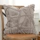 Rizzy Home 20" x 20" Polyester Filled Throw Pillow in Gray, , large
