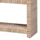 Baxton Studio Lucy 35" Bohemian Bookcase with Open Shelves in Natural, , large