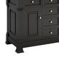 James Martin Vanities Brookfield 48" Single Bathroom Vanity in Black Onyx with 3 cm Lime Delight Quartz Top and Rectangular Sink, , large