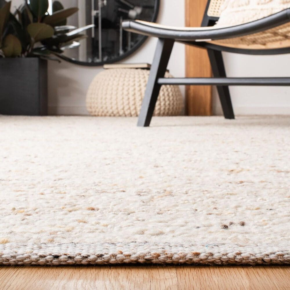 Safavieh Natura NAT330A 9&#39; x 12&#39; Ivory and Light Grey Area Rug, , large