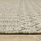 Oriental Weavers Tortuga TR09A 1"10" x 7"6" Beige and Black Runner, , large