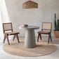 Surya Masterpiece Light Gray, Beige, Tan and Medium Brown 5"3" Round Area Rug, , large