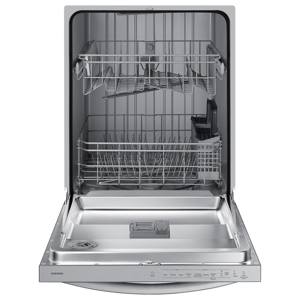 Samsung 4-Piece Kitchen Package with 27.4 Cu. Ft. Side-by-Side Refrigerator and 6.0 Cu. Ft. Smart Freestanding Gas Range in Stainless Steel, , large
