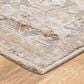 Karastan Solitude Via Salaria 6"7" x 9"6" Cream Beige Area Rug, , large