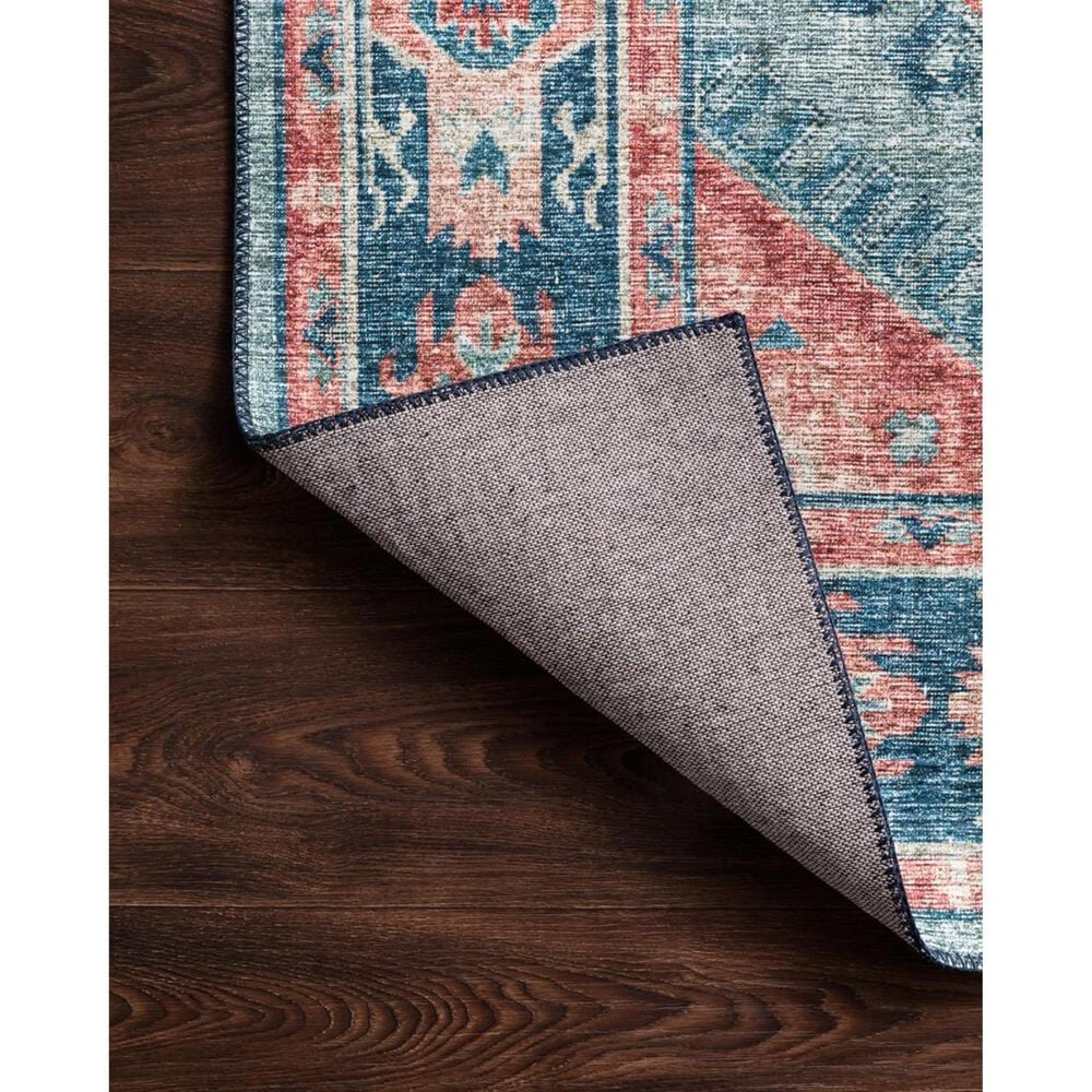 Loloi II Skye SKY-03 2&#39;6&quot; x 7&#39;6&quot; Turquoise and Terracotta Runner, , large