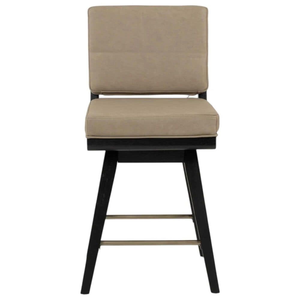 Sterling Timber Elure Swivel Counter Stool in Peppercorn, , large