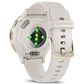 Garmin Venu 3S Smartwatch 41mm Soft Gold Stainless Steel Bezel Case with Ivory Silicone Band, , large