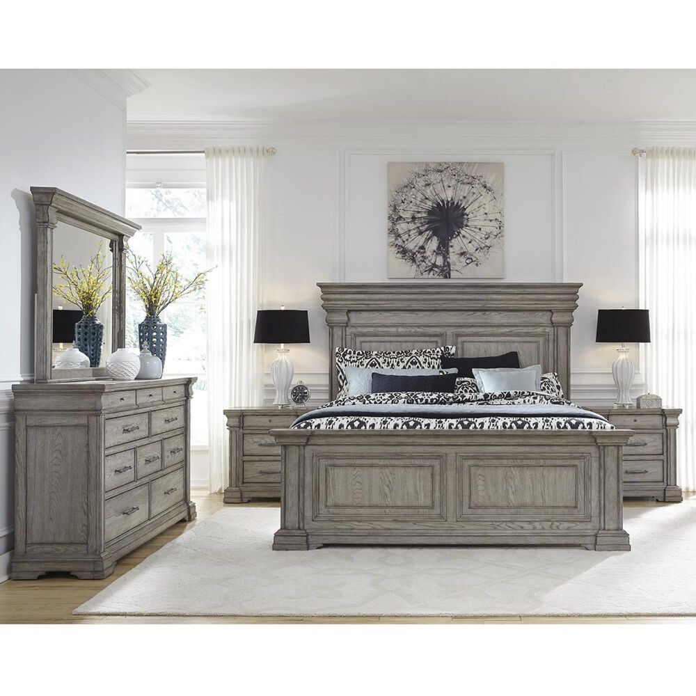 Chapel Hill Madison Ridge 3 Drawer Nightstand in Madison Ridge Gray, , large
