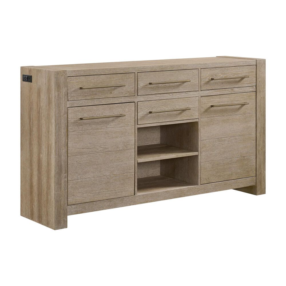 Intercon Nash Sideboard in White Sand, , large