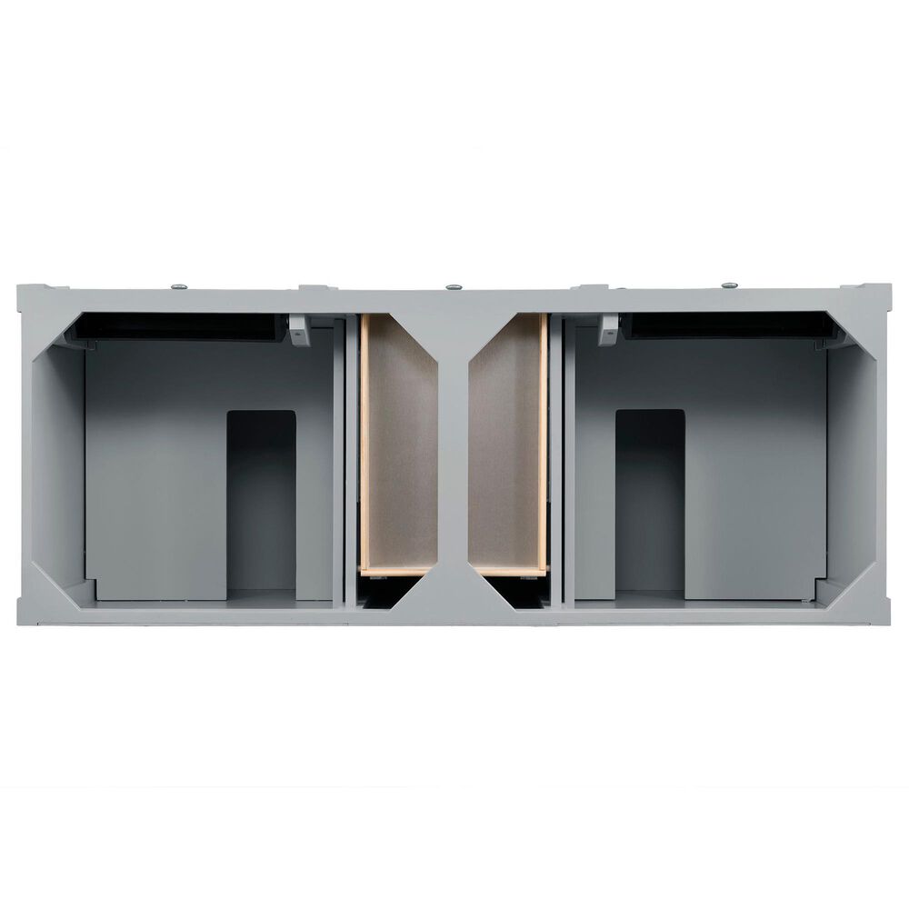 James Martin Vanities Brittany 60&quot; Double Bathroom Vanity in Urban Gray with 3 cm Ethereal Noctis Quartz Top, , large