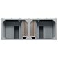 James Martin Vanities Brittany 60" Double Bathroom Vanity in Urban Gray with 3 cm Ethereal Noctis Quartz Top, , large