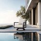 Hearth and Haven Outdoor Swivel Lounge Chair in Ember Black, , large
