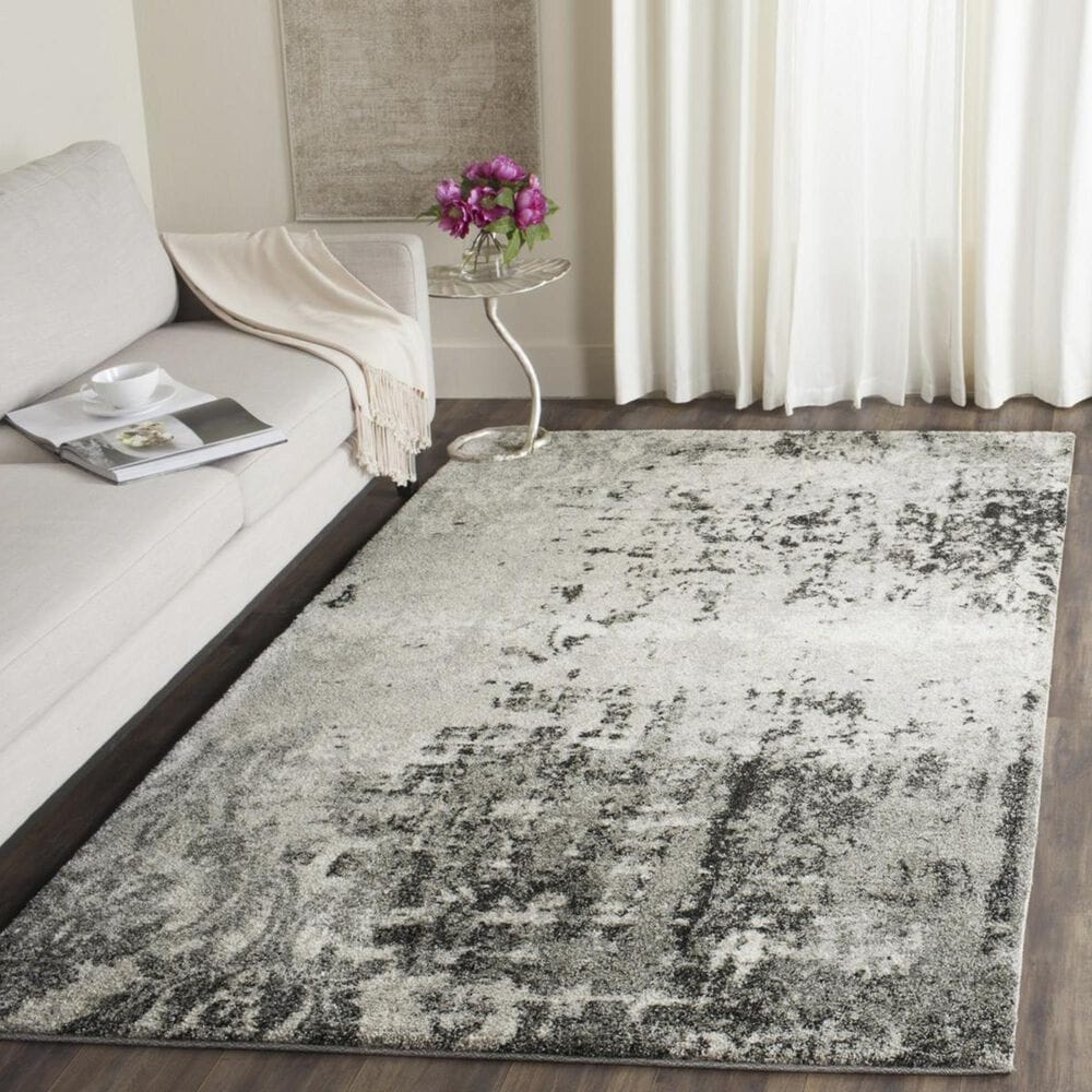 Safavieh Retro RET2139-7980 4&#39; x 6&#39; Light Grey and Grey Area Rug, , large