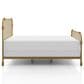 Furniture of America Wren Full Spindle Kids Bed in Gold, , large