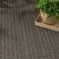 Nourison Horizon HOZ02 Charcoal 8" x 10" Indoor/Outdoor Area Rug, , large