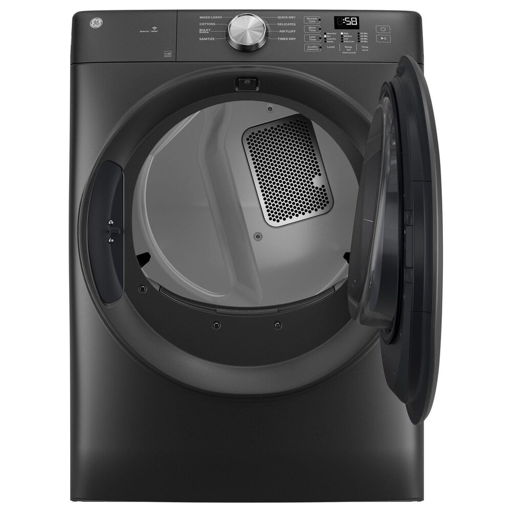GE 7.8 Cu. Ft. Smart Front Load Gas Dryer in Carbon Graphite, , large
