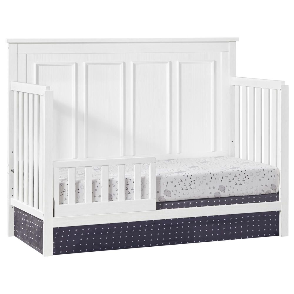 Oxford Baby Bennett 4-In-1 Convertible Crib in Rustic White, , large