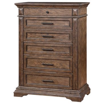 New Heritage Design Mar Vista Chest in Brushed Walnut, , large