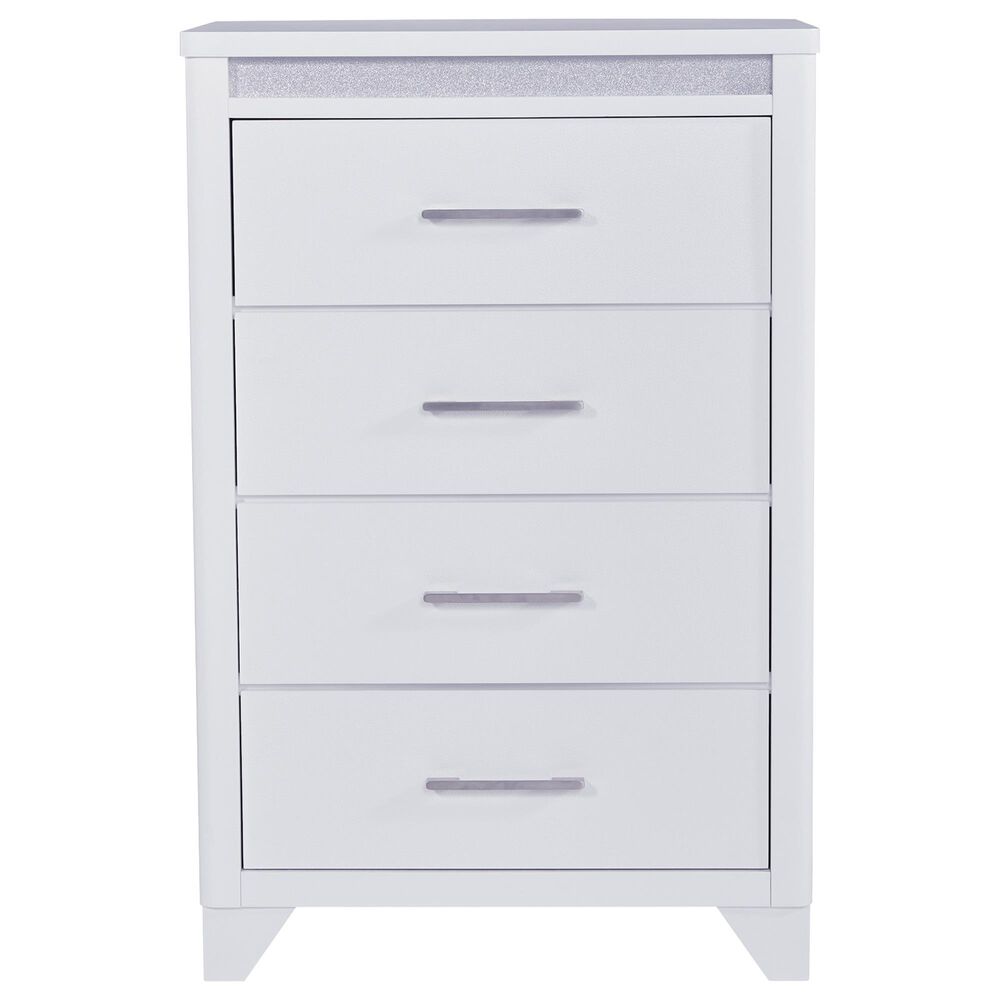 Ashley Jarlee 4-Drawer Chest in White, , large