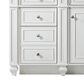 James Martin Vanities Bristol 60" Single Bathroom Vanity in Bright White with 3 cm Lime Delight Quartz Top and Rectangular Sink, , large
