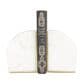 Maple and Jade 6" Decorative Bookend in Matte White, Gray and Gold (Set of 2), , large