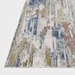 Central Oriental Orient Damaris 2"2" x 3" Ivory and Grey Area Rug, , large