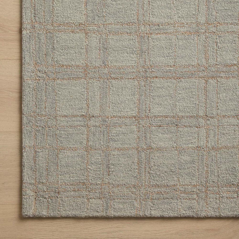 Chris Loves Julia x Loloi Polly 2&#39;6&quot; x 7&#39;6&quot; Fog and Wheat Runner, , large