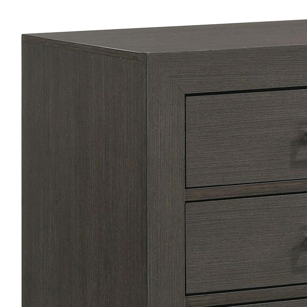 Mayberry Hill Sasha 3 Drawer Nightstand with USB in Grey, , large